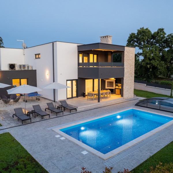 Villa Dell Re, Designer Villa Dell Re with an indoor whirlpool in Žminj, Istria - Croatia Žminj