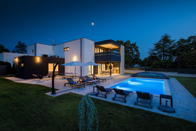 Exterior, Designer Villa Dell Re with an indoor whirlpool in Žminj, Istria - Croatia Žminj
