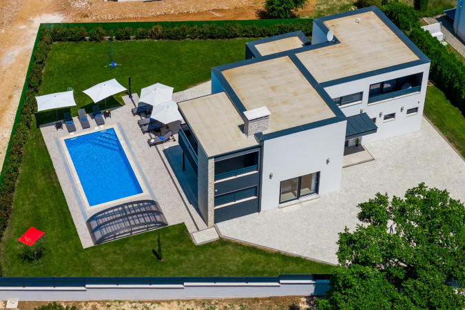 Exterior, Designer Villa Dell Re with an indoor whirlpool in Žminj, Istria - Croatia Žminj