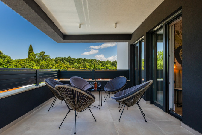 Interior, Designer Villa Dell Re with an indoor whirlpool in Žminj, Istria - Croatia Žminj