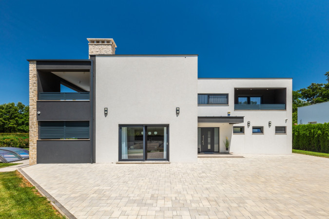 Exterior, Designer Villa Dell Re with an indoor whirlpool in Žminj, Istria - Croatia Žminj