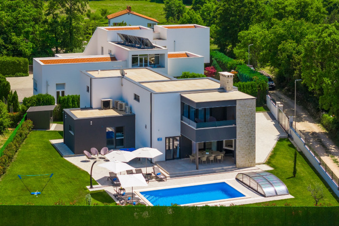 Exterior, Designer Villa Dell Re with an indoor whirlpool in Žminj, Istria - Croatia Žminj