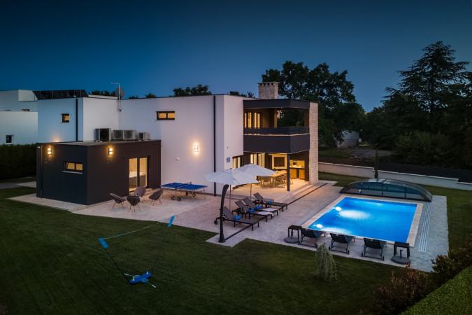 Exterior, Designer Villa Dell Re with an indoor whirlpool in Žminj, Istria - Croatia Žminj