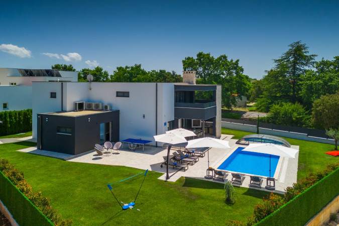 Exterior, Designer Villa Dell Re with an indoor whirlpool in Žminj, Istria - Croatia Žminj