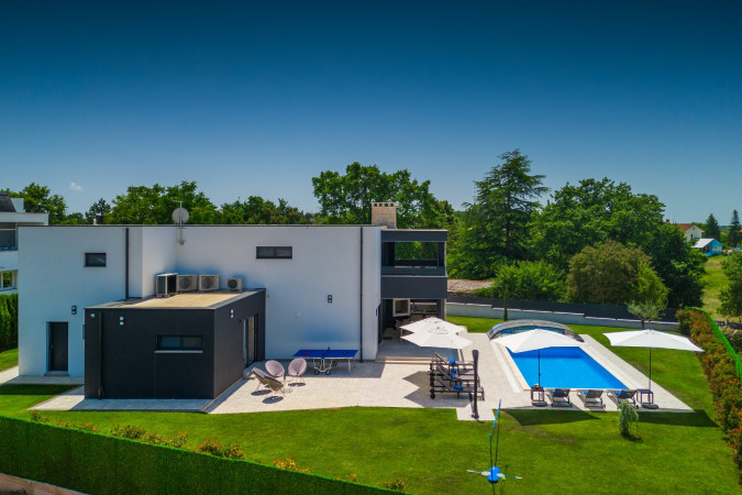 Exterior, Designer Villa Dell Re with an indoor whirlpool in Žminj, Istria - Croatia Žminj