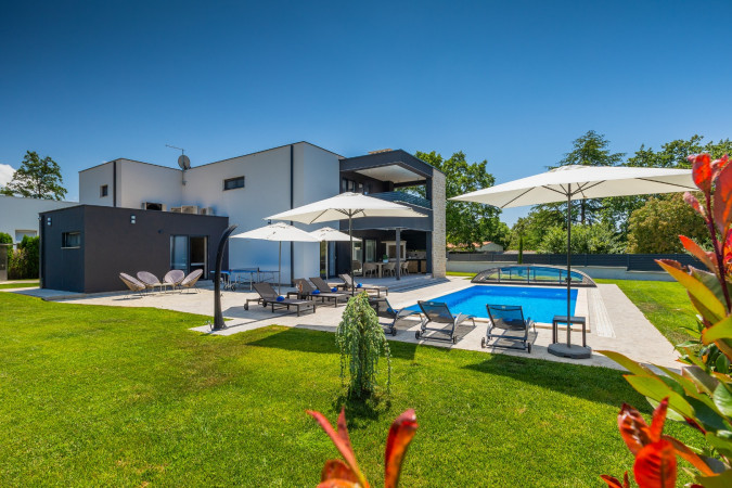 Exterior, Designer Villa Dell Re with an indoor whirlpool in Žminj, Istria - Croatia Žminj