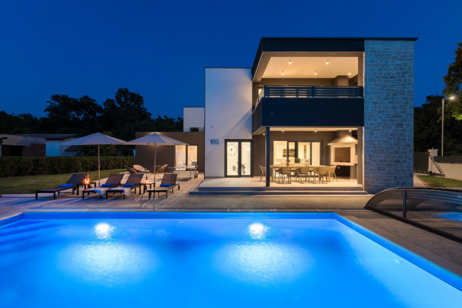 Exterior, Designer Villa Dell Re with an indoor whirlpool in Žminj, Istria - Croatia Žminj