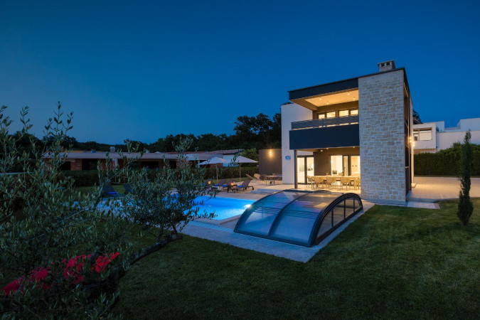 Exterior, Designer Villa Dell Re with an indoor whirlpool in Žminj, Istria - Croatia Žminj