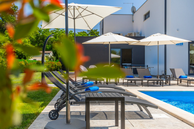 Exterior, Designer Villa Dell Re with an indoor whirlpool in Žminj, Istria - Croatia Žminj