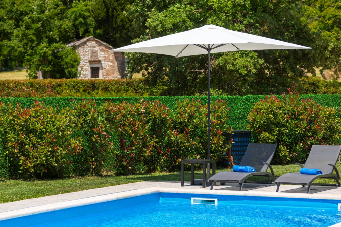 Exterior, Designer Villa Dell Re with an indoor whirlpool in Žminj, Istria - Croatia Žminj