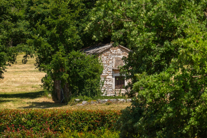Exterior, Designer Villa Dell Re with an indoor whirlpool in Žminj, Istria - Croatia Žminj