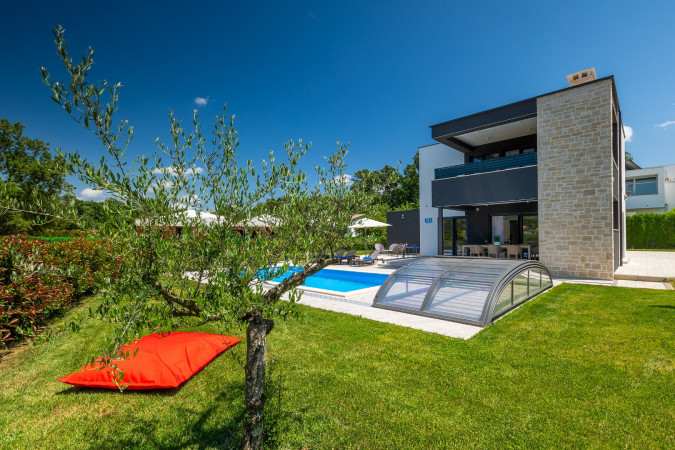 Exterior, Designer Villa Dell Re with an indoor whirlpool in Žminj, Istria - Croatia Žminj