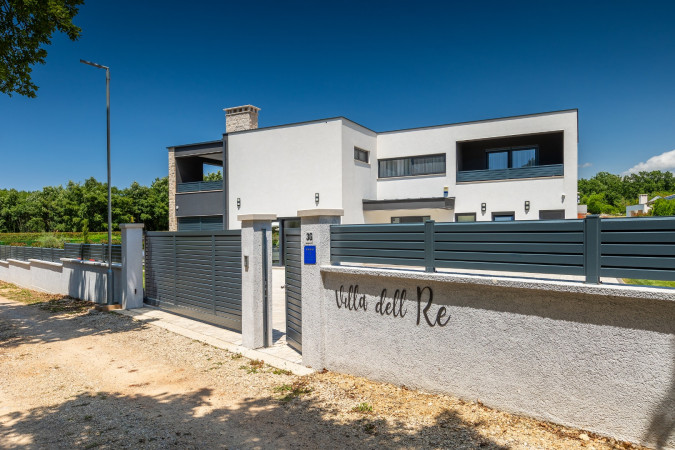 Exterior, Designer Villa Dell Re with an indoor whirlpool in Žminj, Istria - Croatia Žminj
