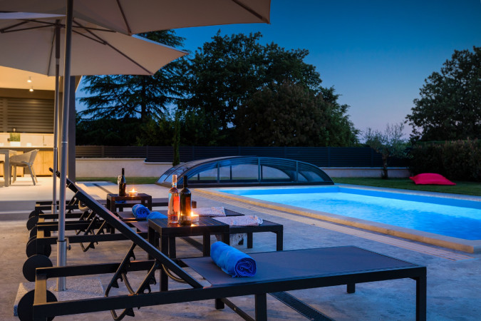 Exterior, Designer Villa Dell Re with an indoor whirlpool in Žminj, Istria - Croatia Žminj