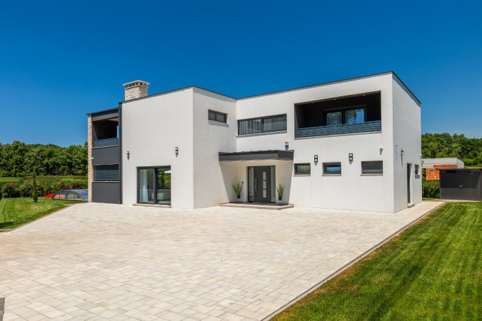 Exterior, Designer Villa Dell Re with an indoor whirlpool in Žminj, Istria - Croatia Žminj