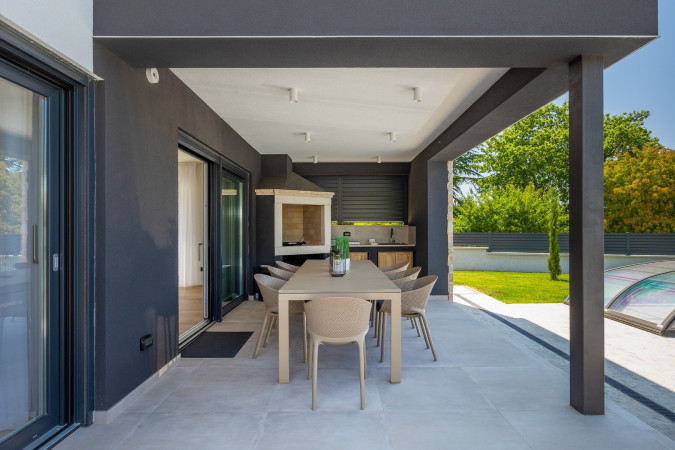 Exterior, Designer Villa Dell Re with an indoor whirlpool in Žminj, Istria - Croatia Žminj