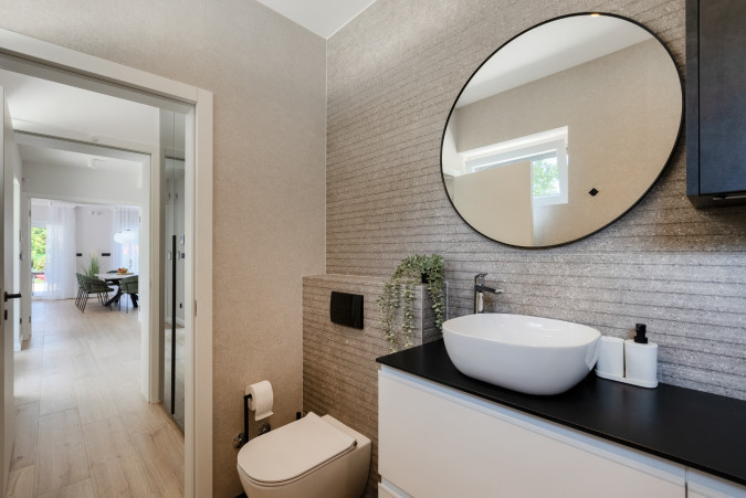 Interior, Designer Villa Dell Re with an indoor whirlpool in Žminj, Istria - Croatia Žminj